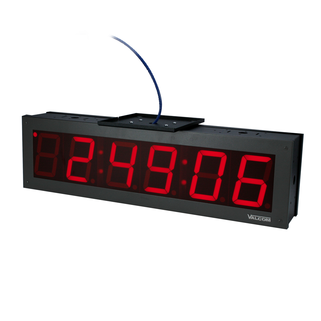 VIP-D640ADS | IP PoE Digital Clock, 4.0-Inch, 6-Digits, Double-Sided