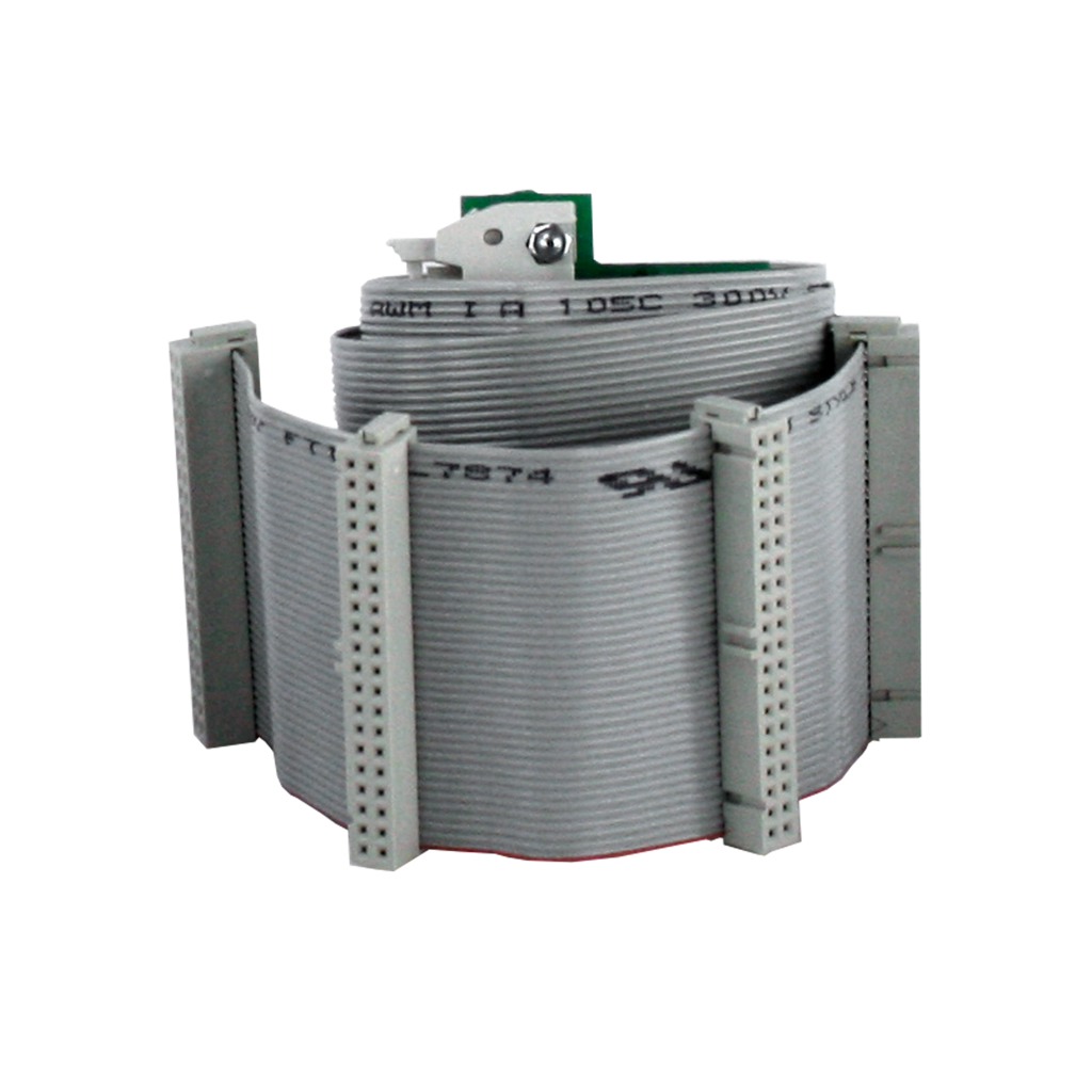 VC40R-8T | 40-Pin Ribbon Cable with 8 Connectors, Includes Backplane ...