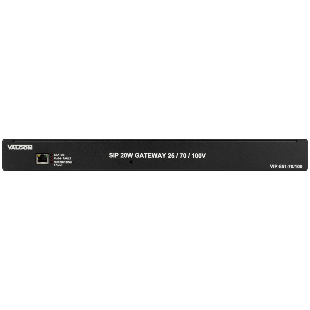 VIP-851-70/100 | SIP 20-Watt Gateway 25/70/100 V