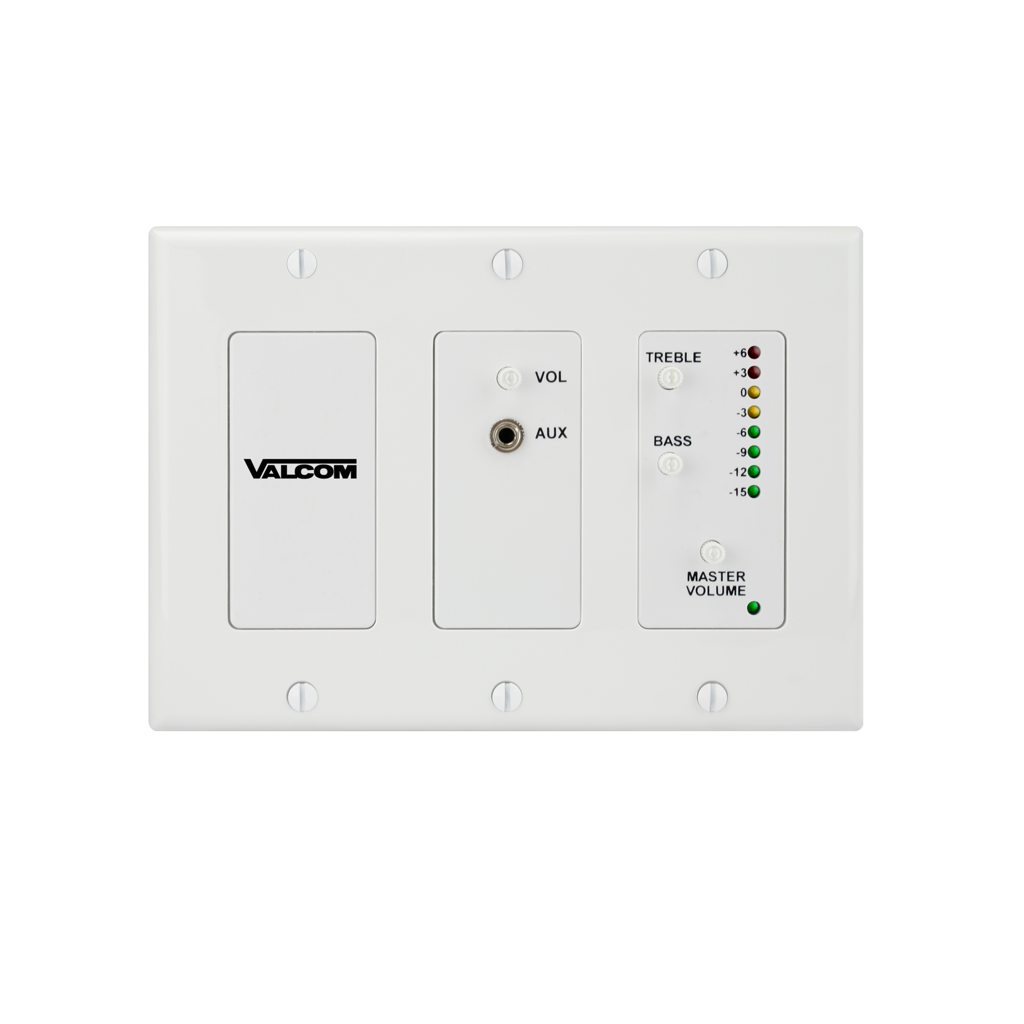 V-9983-W | Two Channel In-Wall Audio Mixer