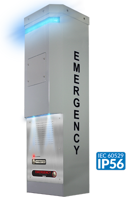 VIP-9895-G | IP Emergency Call Station, Vandal-Resistant, Wall or Pole ...
