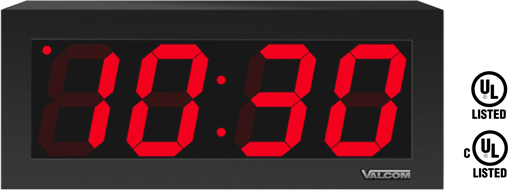 VIP-D440A | IP PoE Digital Clock, 4.0-Inch, 4-Digits